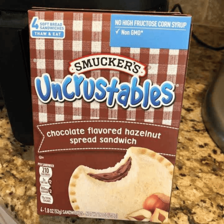 Air Fryer Nutella Uncrustables