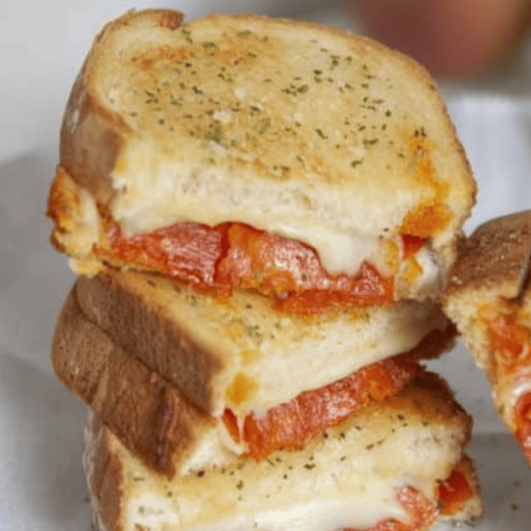 Air Fryer Pepperoni Grilled Cheese