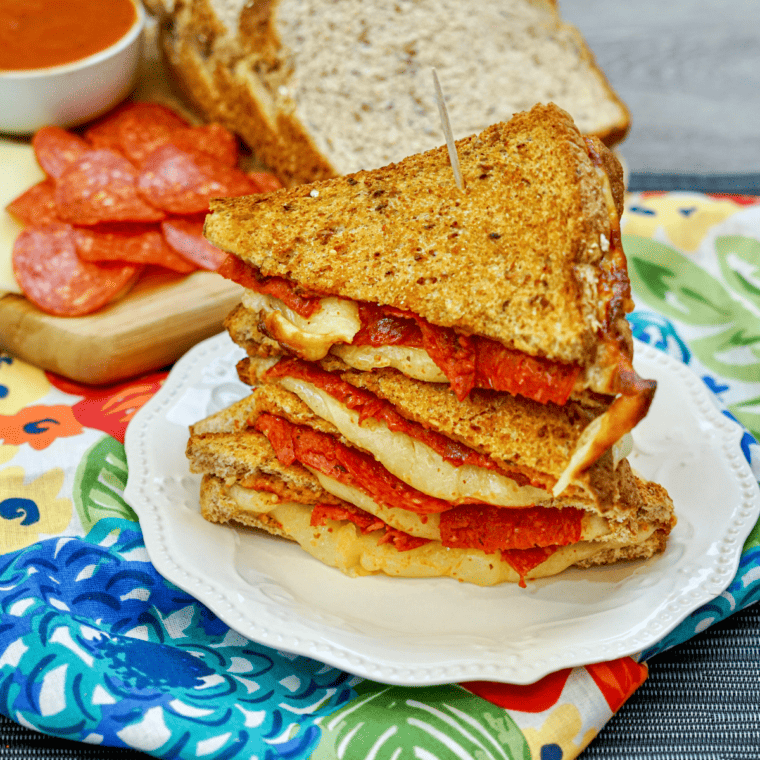 Air Fryer Pizza Grilled Cheese