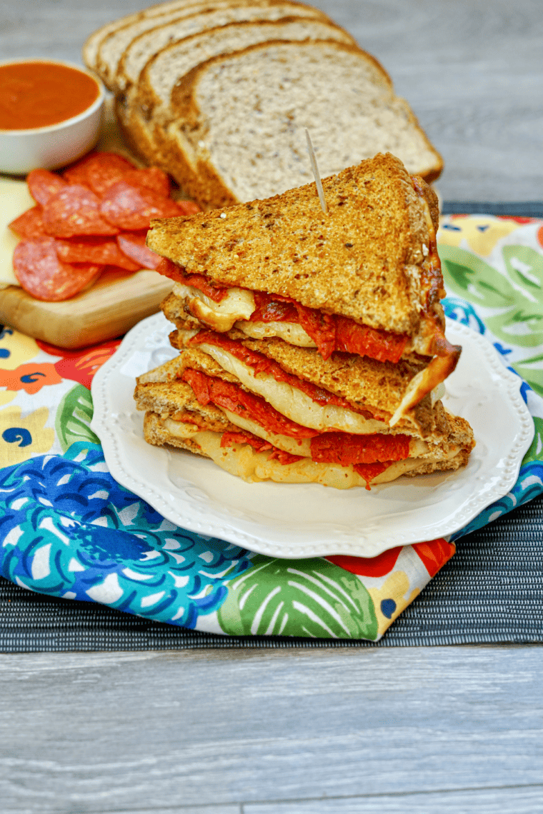 Air Fryer Pizza Grilled Cheese