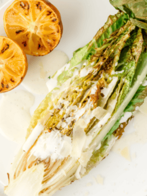 Air Fryer Romaine Lettuce