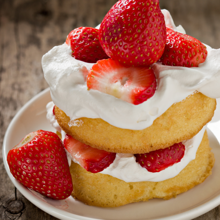 Air Fryer Strawberry Shortcake French Toast