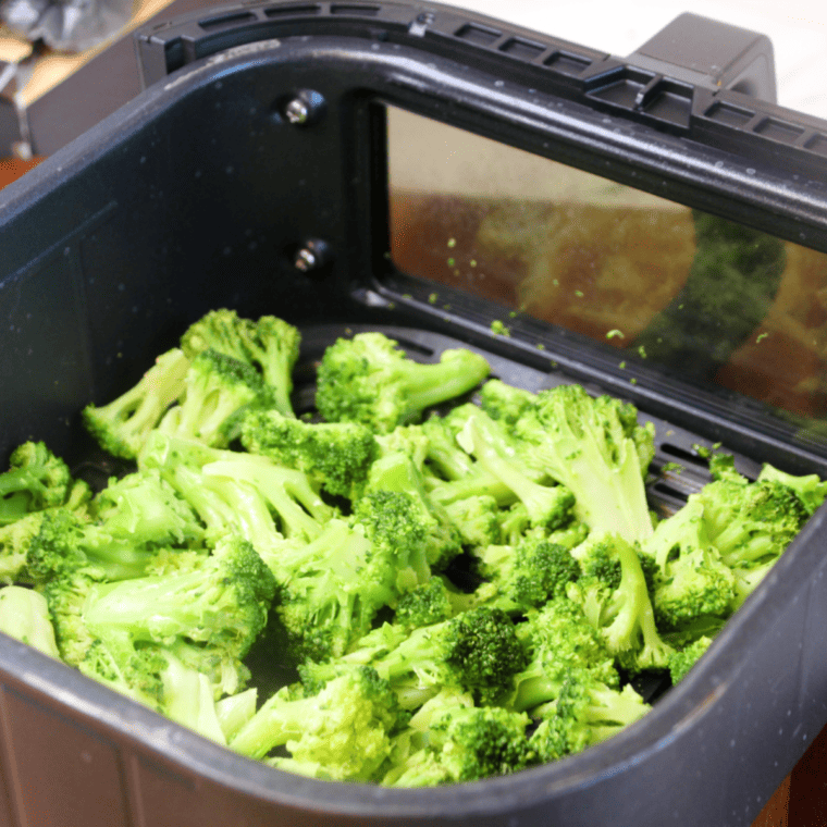 Trader Joe's Frozen Broccoli Florets cooked and served as a tasty, nutritious side dish.