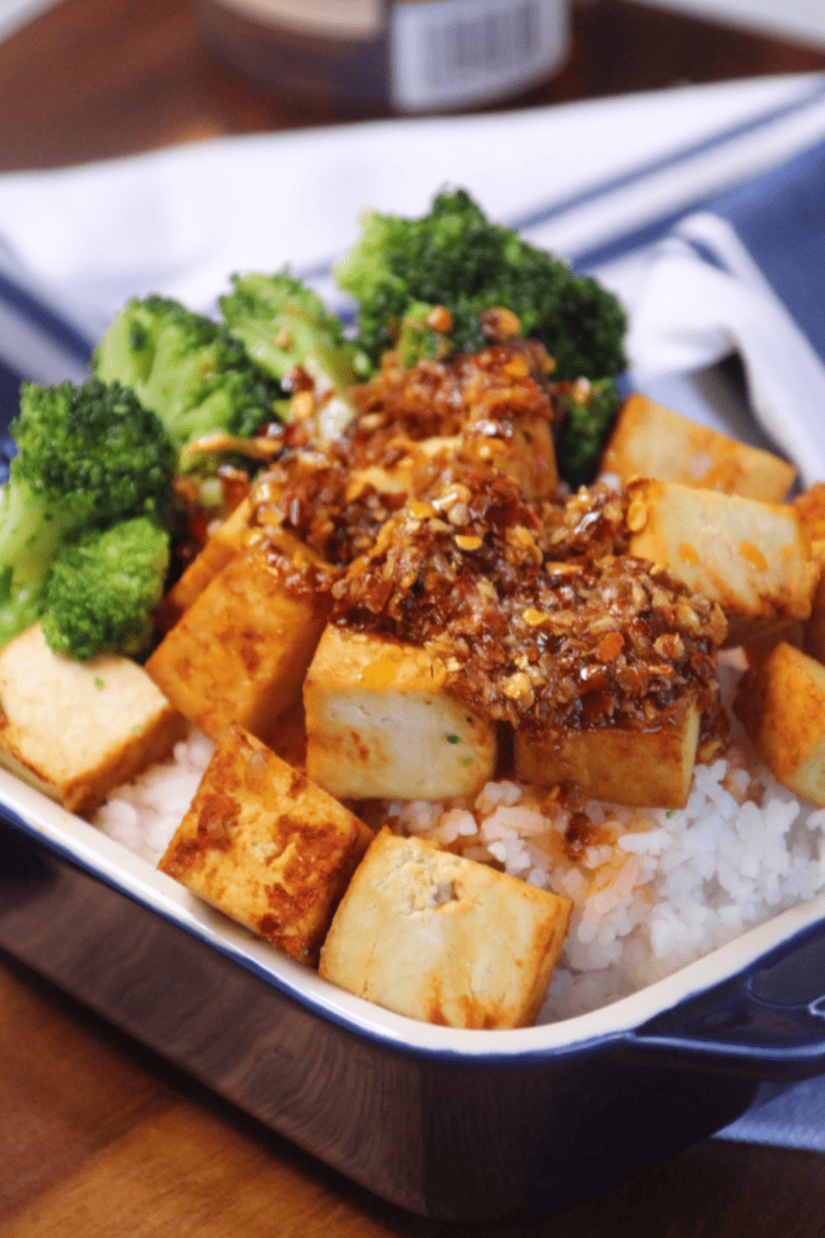 Trader Joe's Tofu Rice Bowl