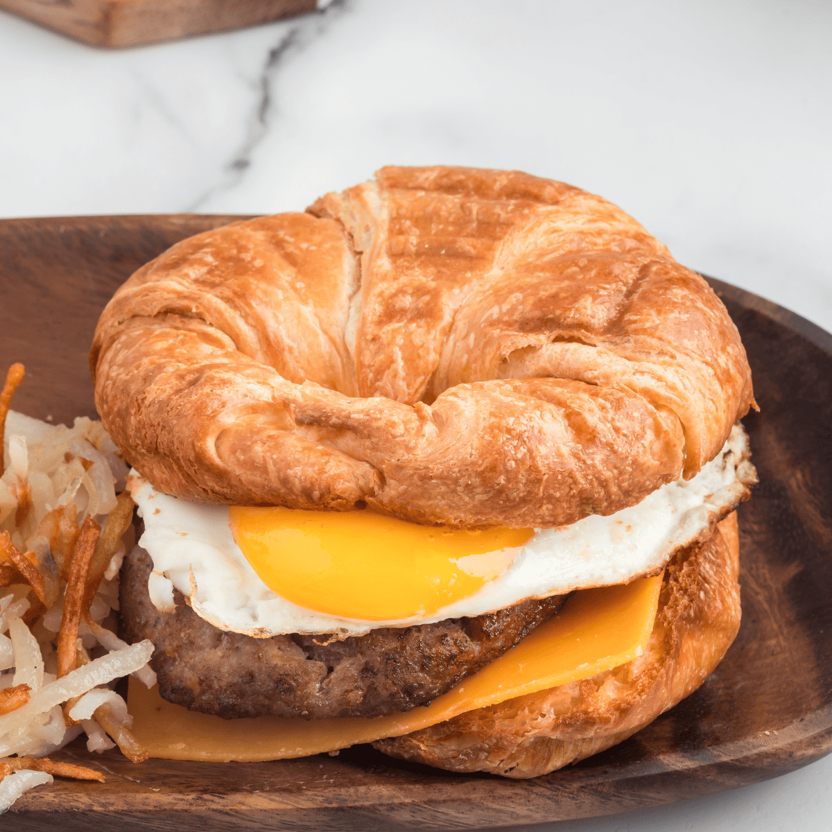 Burger King Sausage Egg and Cheese Croissan'wich