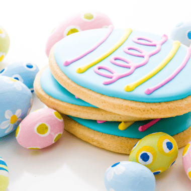 Air Fryer Easter Egg Sugar Cookies