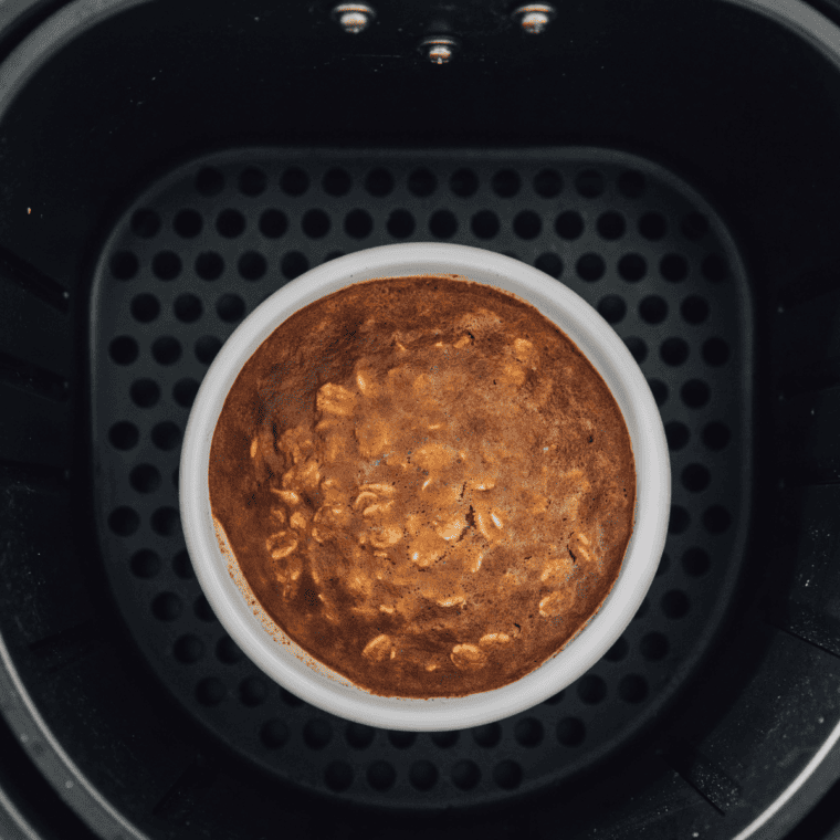 Reheating oatmeal in air fryer basket, but this recipe will work in air fryer oven