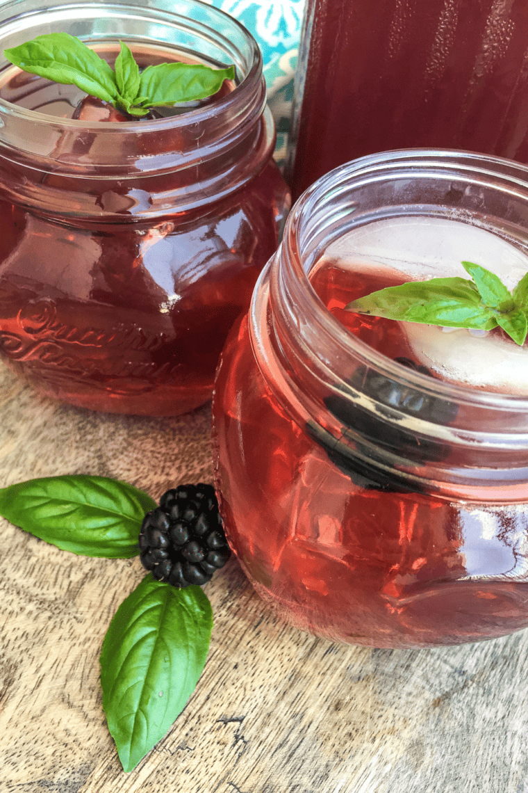 Instant Pot Blackberry Ice Tea