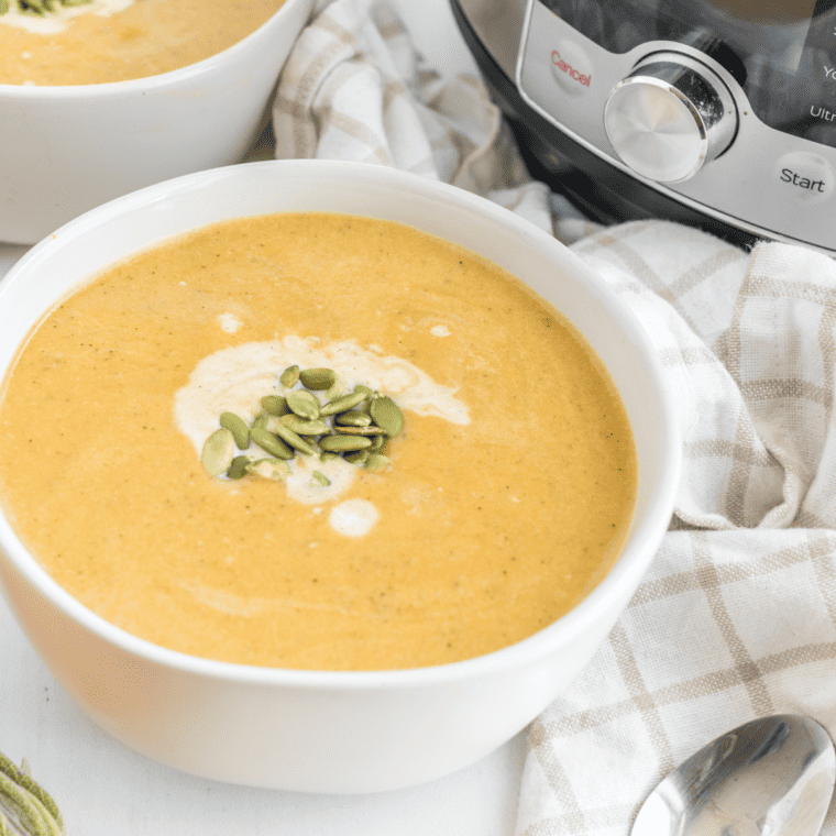 Instant Pot Cream of Butternut Squash Soup