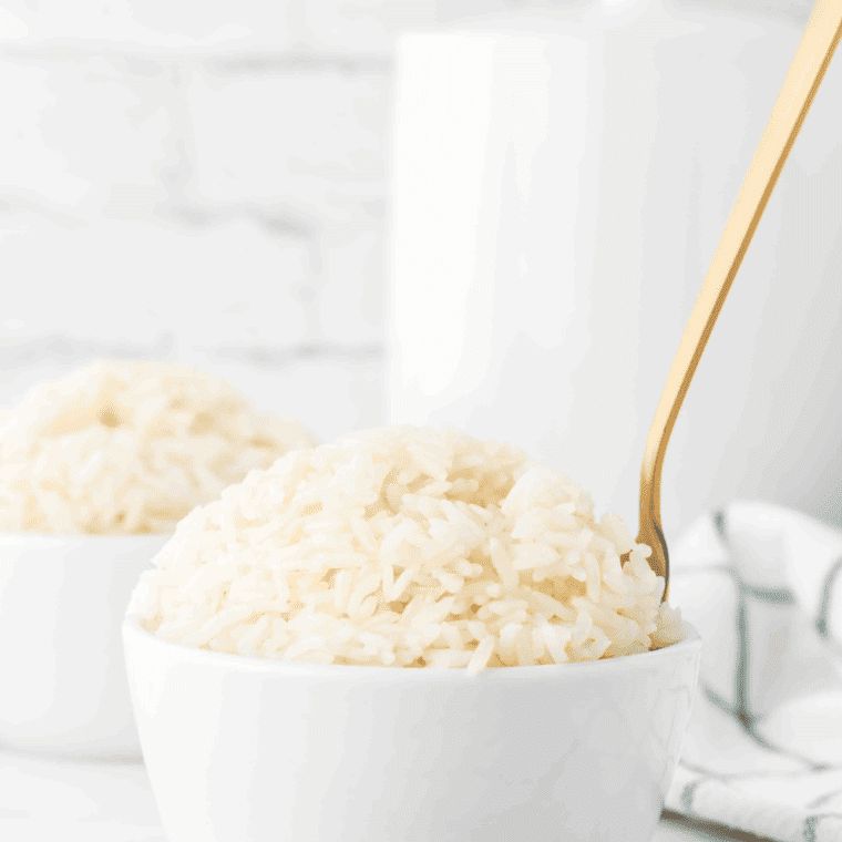 Fluffy and perfectly cooked Ninja Foodi Basmati Rice, ready to serve with your favorite dishes.