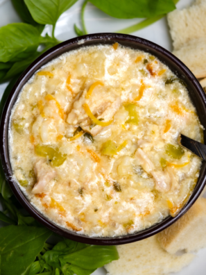 Ninja Foodi Copycat Cheesecake Factory Chicken & Rice Soup -- Get ready to indulge in a bowl of pure comfort with our Ninja Foodi Copycat Cheesecake Factory Chicken & Rice Soup! 🍲🍗