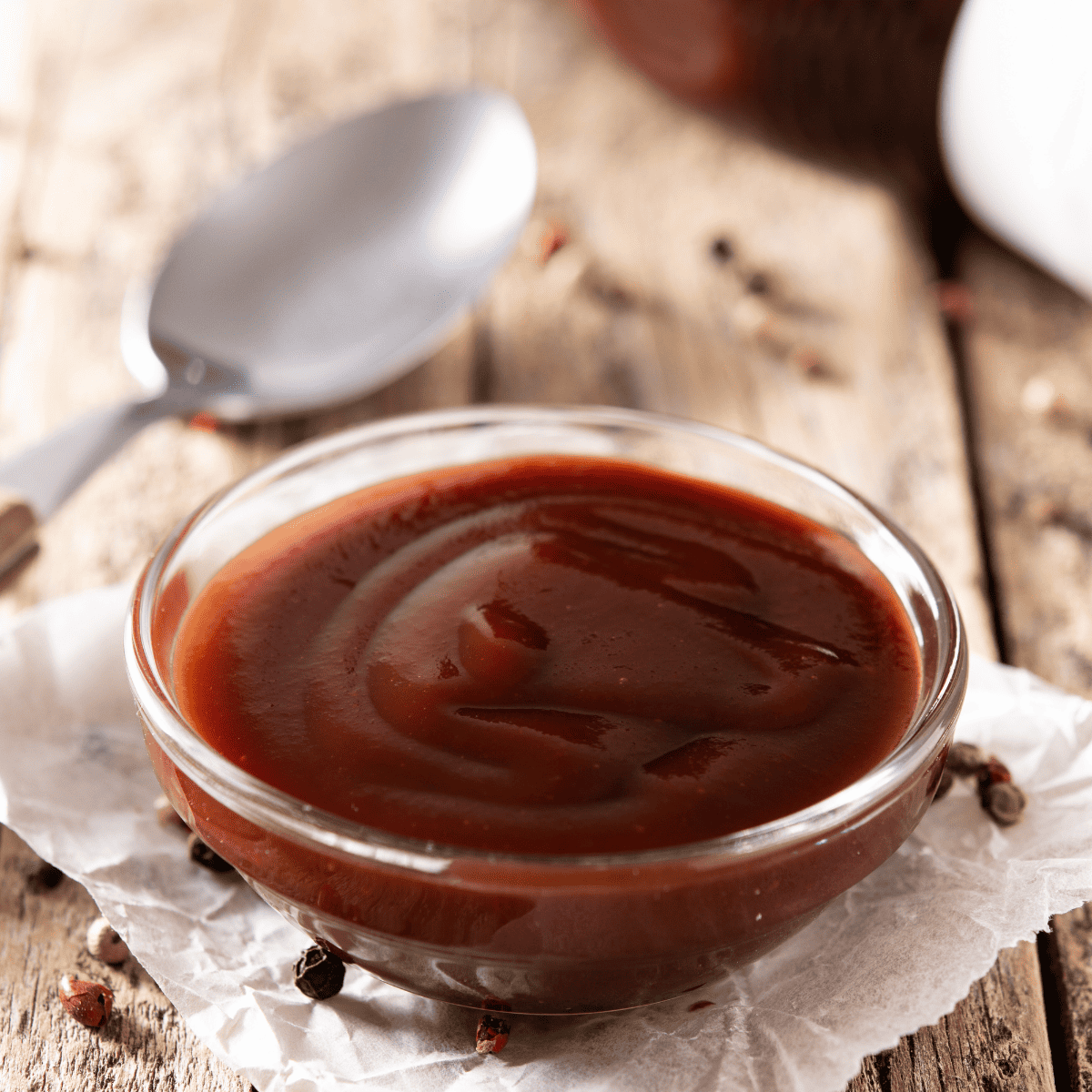 Whiskey peach BBQ sauce