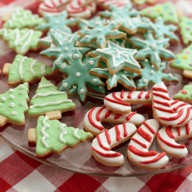 royal icing on cookies