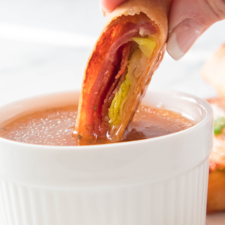 Antipasto Egg Rolls