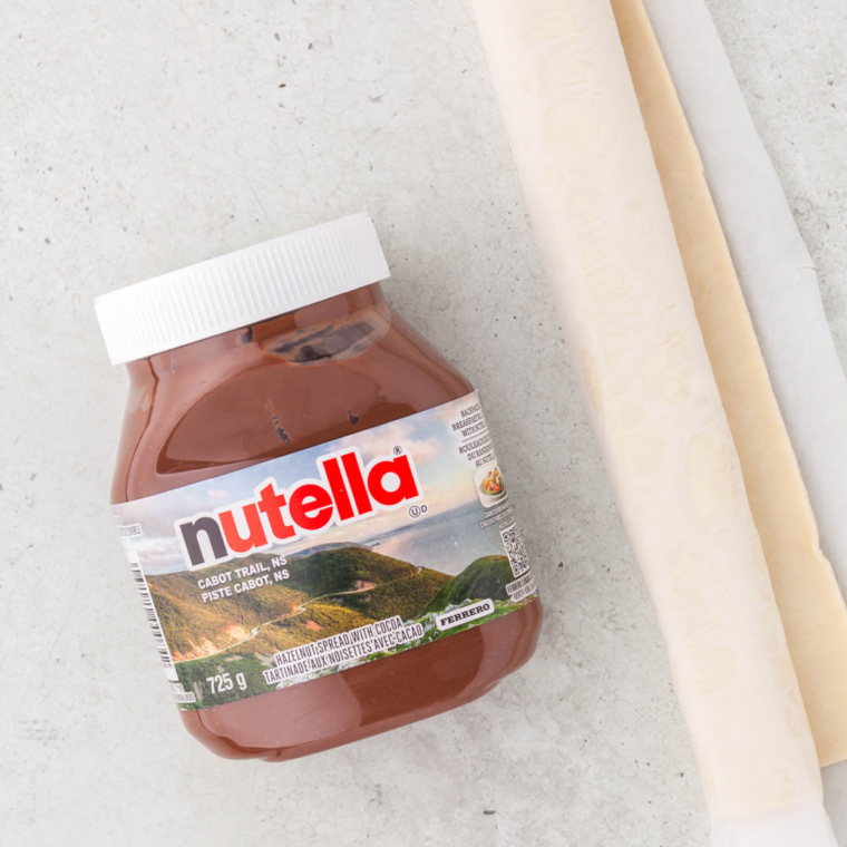 Air Fryer Banana Nutella Quesadilla