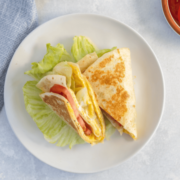 Air Fryer Breakfast Tortillas