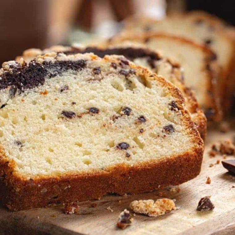 Air Fryer Chocolate Swirl Quick Bread