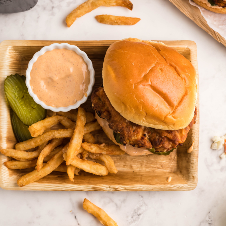 Air Fryer Copycat KFC Spicy Chicken Sandwich