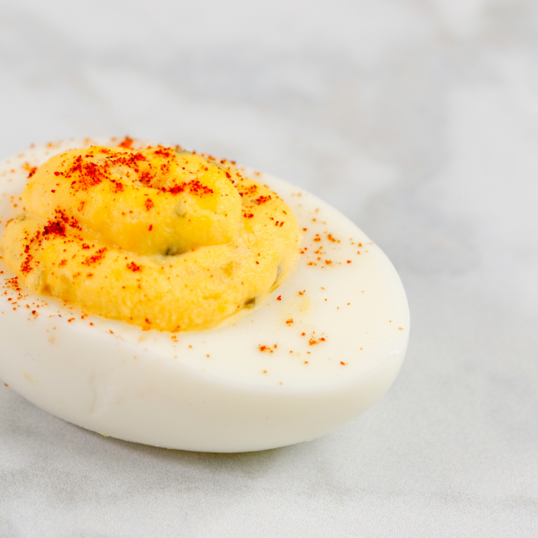 Air Fryer Shrimp Deviled Eggs