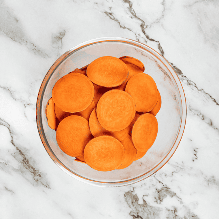 Air Fryer BBQ Sweet Potato Chips