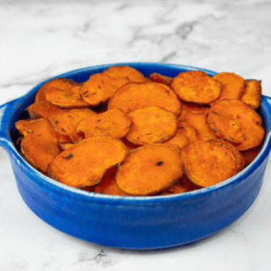 Air Fryer BBQ Sweet Potato Chips