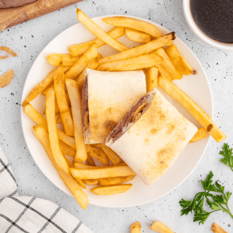 Air Fryer French Dip Wraps