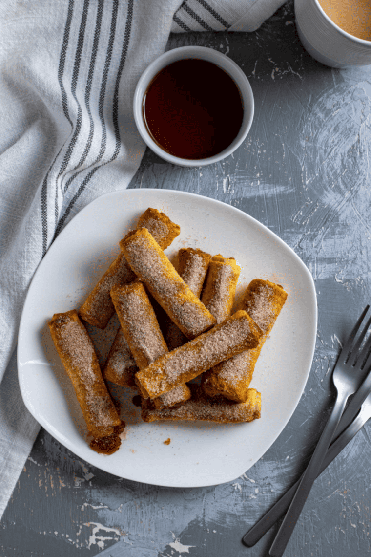 Air Fryer French Toast Roll Ups
