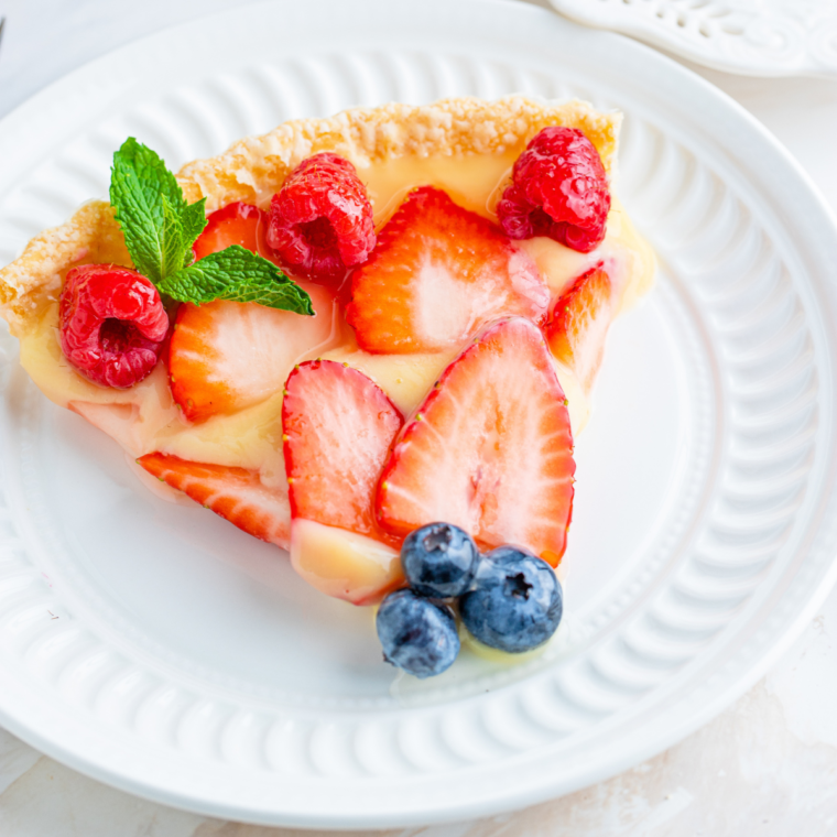 air fryer fruit tart