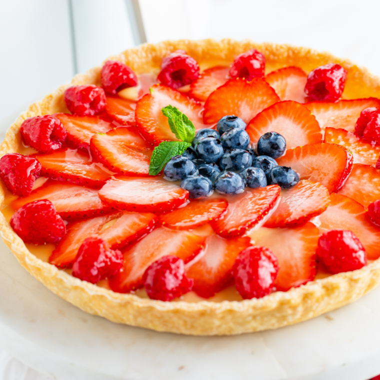 Air Fryer Fruit Tart