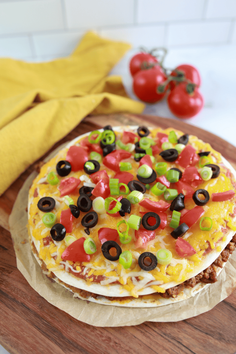 Air Fryer Mexican Pizza