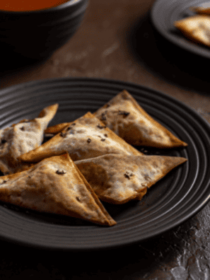Air Fryer Pizza Wontons