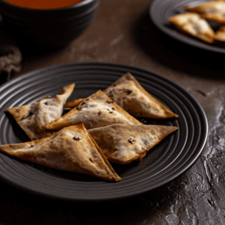 Air Fryer Pizza Wontons