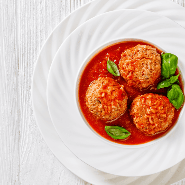 Air Fryer Porcupine Meatballs