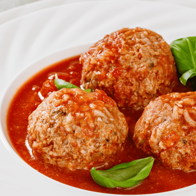 Air Fryer Porcupine Meatballs
