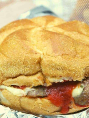 Air Fryer Sausage Hoagie Sub