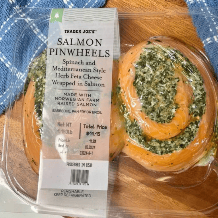 Air Fryer Trader Joe's Salmon Pinwheels