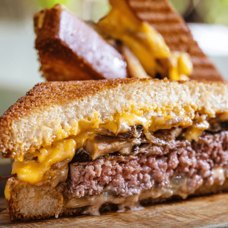 Air Fryer Waffle House Patty Melt (2)