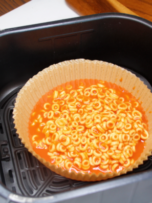 Cooking SpaghettiOs In Air Fryer