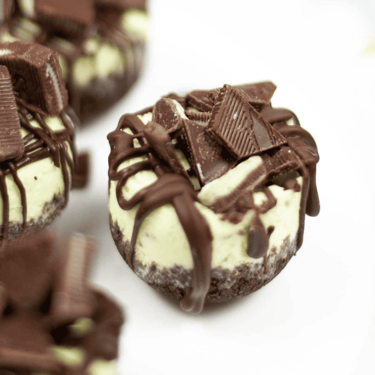 Instant Pot Andes Mint Cheesecake Bites