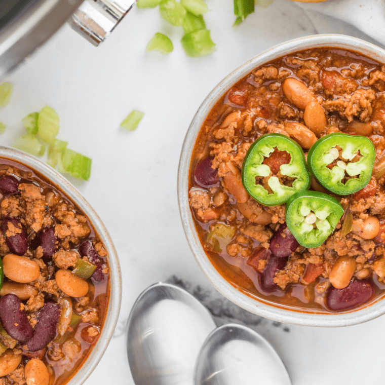 Warm and comforting Wendy's chili copycat served in a bowl.