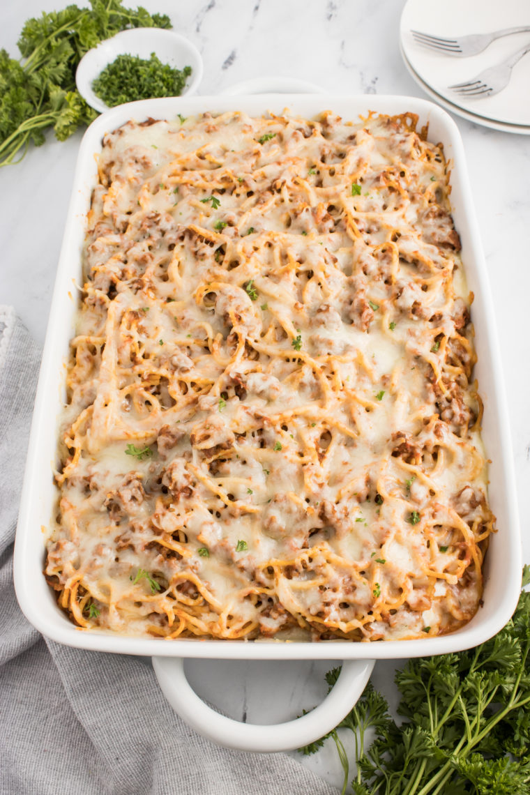 Million Dollar Baked Spaghetti