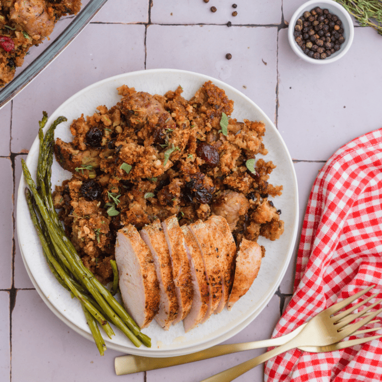 Ninja Speedi Turkey Dinner on Plate