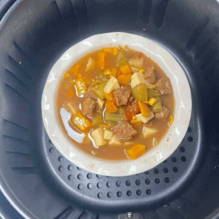 Reheating Soup in Air Fryer