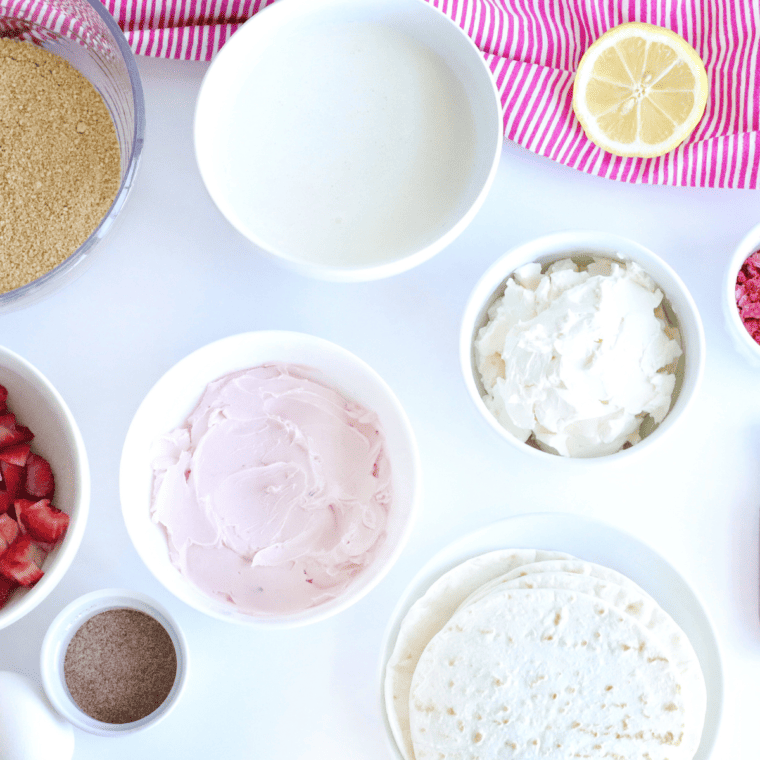 Ingredients Needed For Air Fryer Cherry Cheesecake Tacos