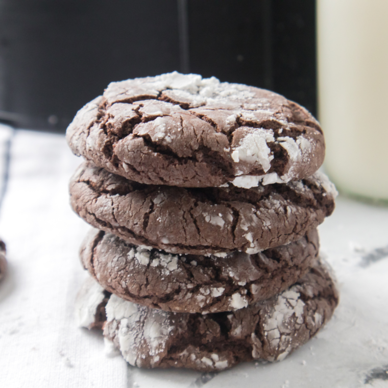 Air Fryer Chocolate Cake Mix Cookies