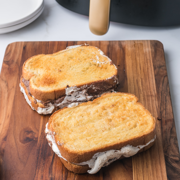 Air Fryer Nutella Fluffernutter