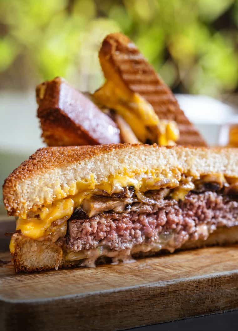 Air Fryer Waffle House Patty Melt 