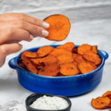 Air Fryer BBQ Sweet Potato Chips