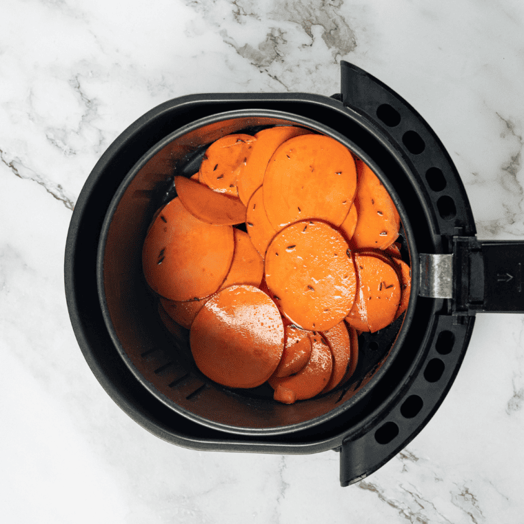 Air Fryer BBQ Sweet Potato Chips