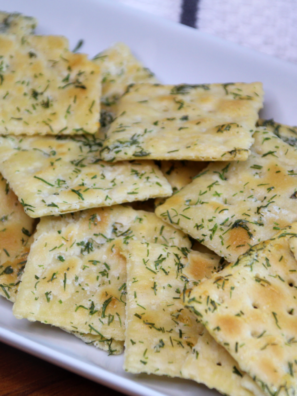 Air-fried Dill Pickle Saltine